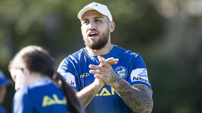 Blake Ferguson spent time in hospital with a foot infection. Picture: Benjamin Cuevas