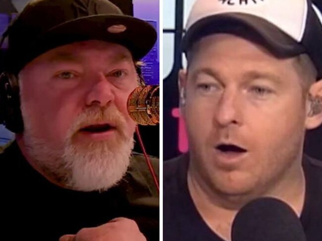 Kyle Sandilands and Jase Hawkins