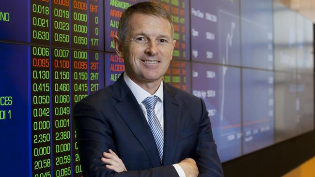 ASX boss Dominic Stevens. While the number of new listings was down in FY20, the total amount of capital raised increased materially.