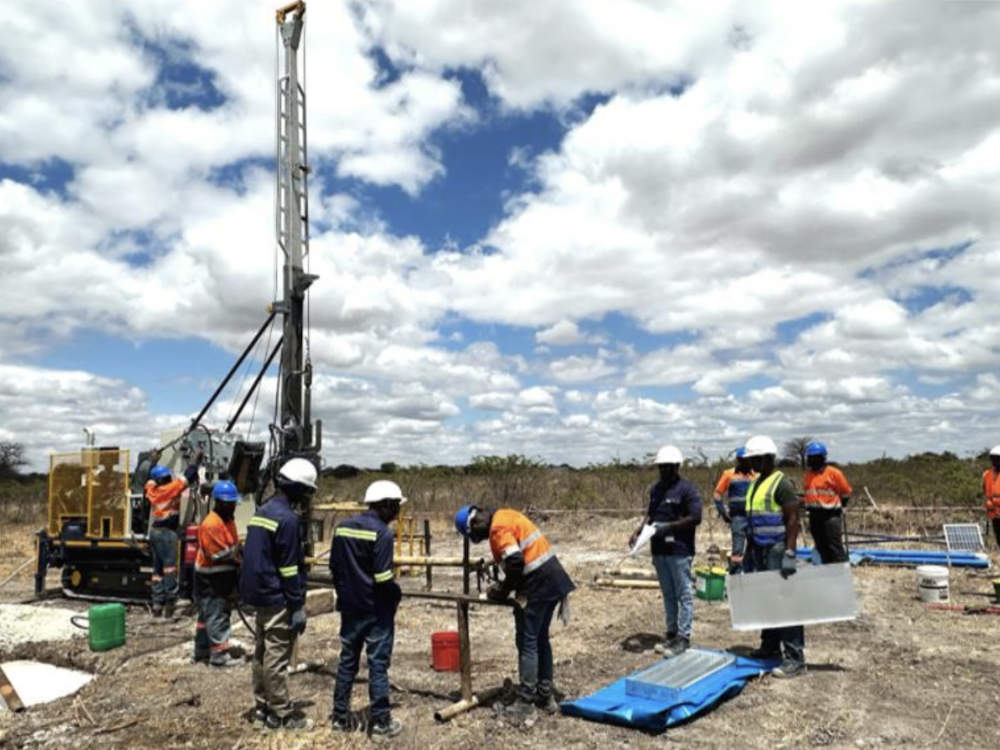 Drilling at the Manyoni project. Pic: Moab Minerals