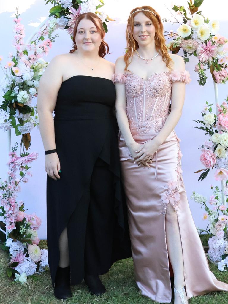 Tamika with formal partner at the 2024 St Ursula's College formal.