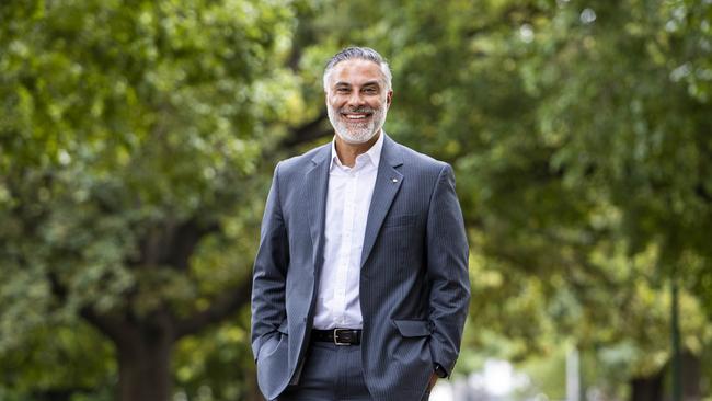 Latitude boss Ahmed Fahour has urged customers to be extra vigilant and to use the company’s customer care program. Picture: Aaron Francis/The Australian