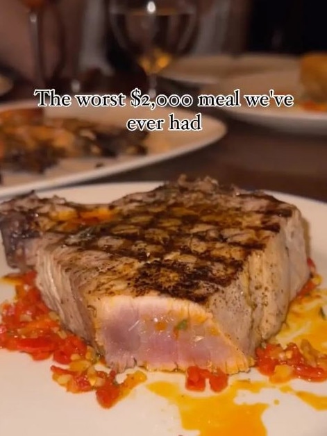 The foodies were unimpressed with a recent meal in the Hamptons, declaring it the ‘worst $3K meal ever’. Picture: Instagram/TheVIPList