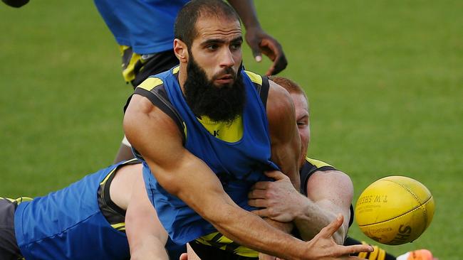 Bachar Houli is set to return from injury for the Tigers. Picture: Colleen Petch