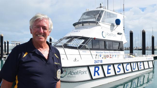 Volunteer Marine Rescue Whitsunday president Mal Priday has been involved with the organisation for about 20 years.