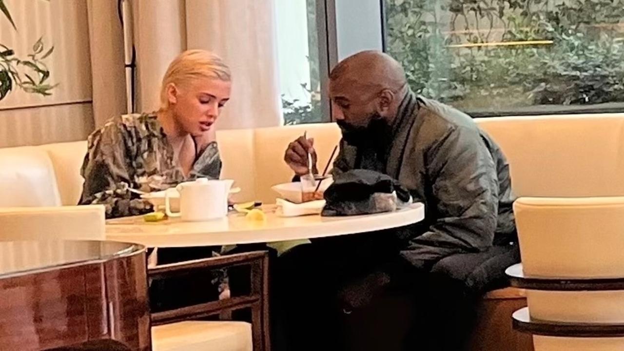 Bianca with Kanye West on January 13. Picture: BACKGRID