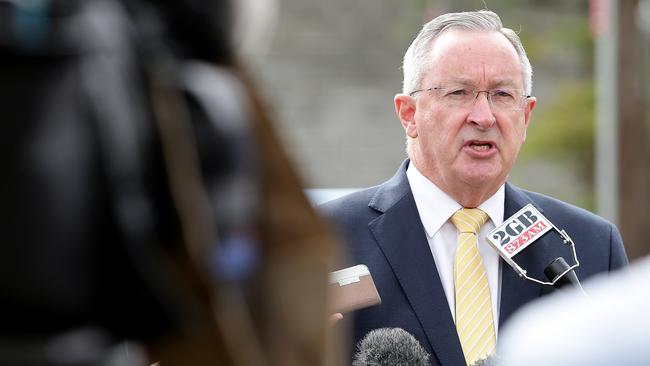 NSW Minister for Health and Medical Research Brad Hazzard. Picture: Troy Snook