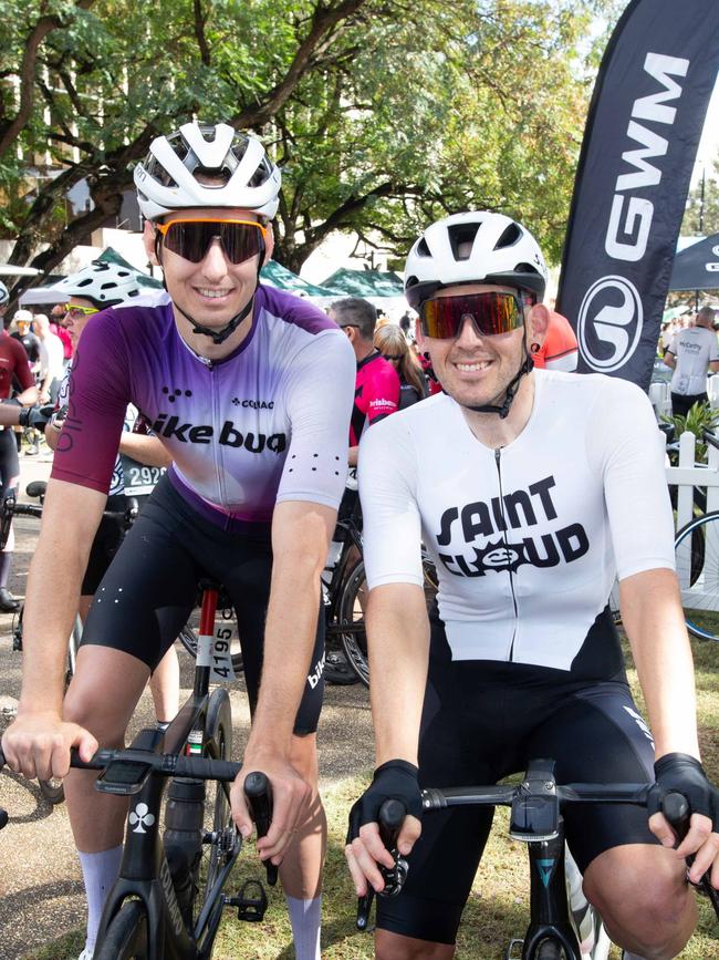 Thousands of cyclists took to the streets of the river city on Sunday for the Tour de Brisbane. \Photo: Grace Kessels.