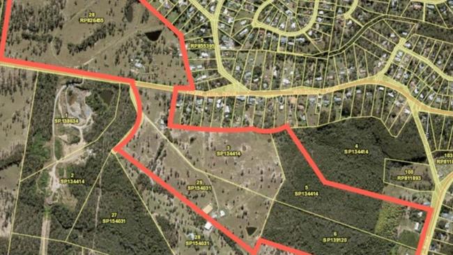 Australian National Homes development proposal for Pine Valley in Morayfield. Picture: Lee Development Planning.