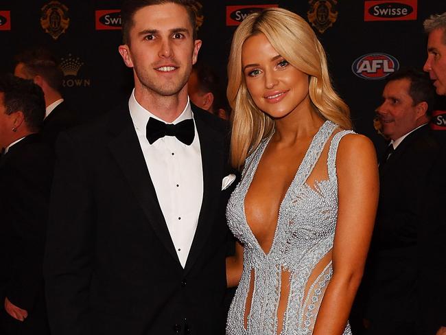 Marc and Jessie at the 2016 Brownlow Medal.