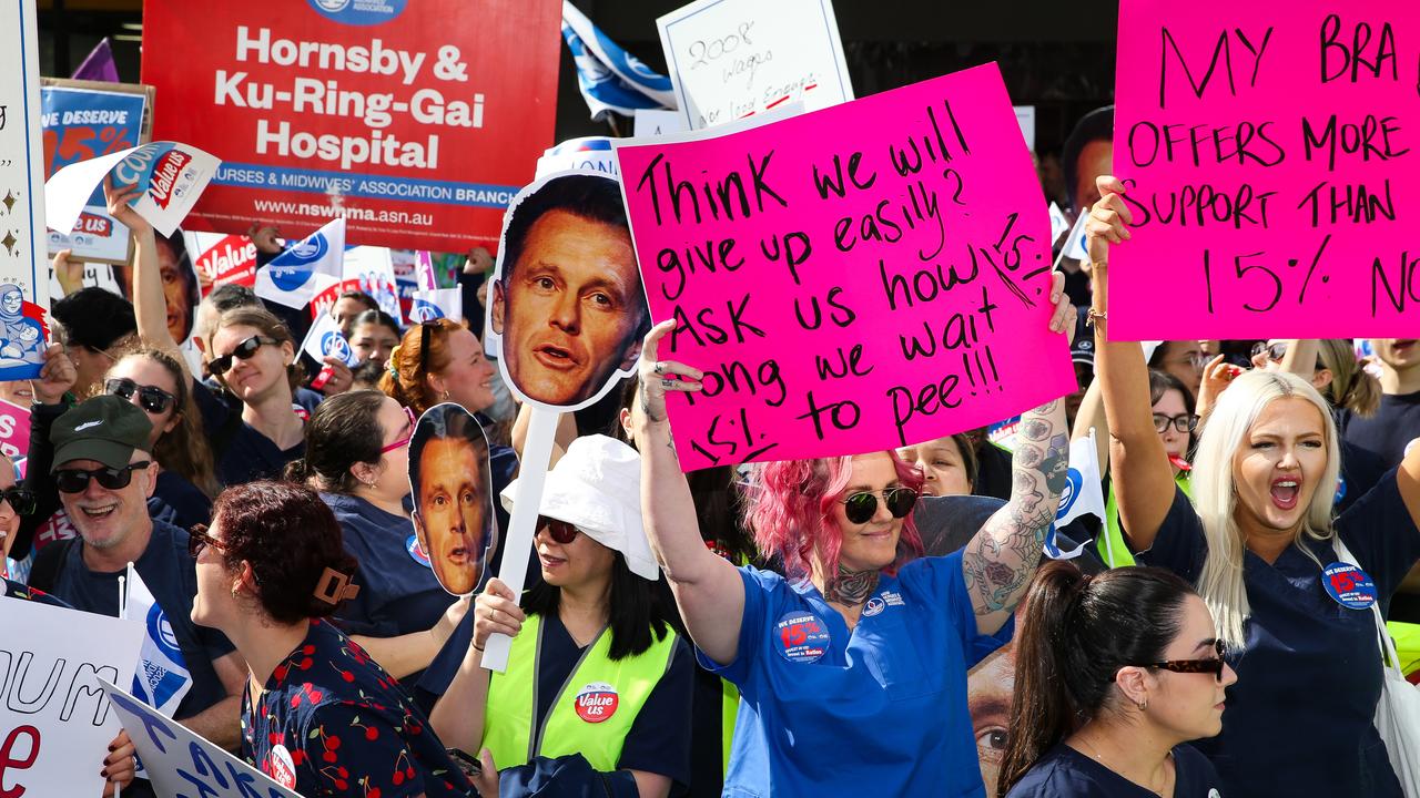 NSW nurses want a better deal. Picture: NewsWire / Gaye Gerard