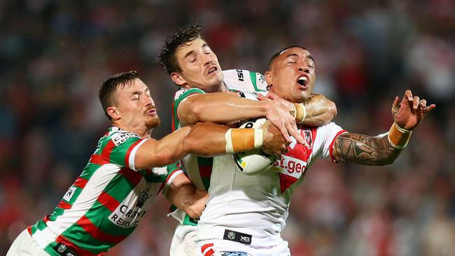 The childhood mates face off in Saturday night’s semi-final. (Photo by Mark Nolan/Getty Images)