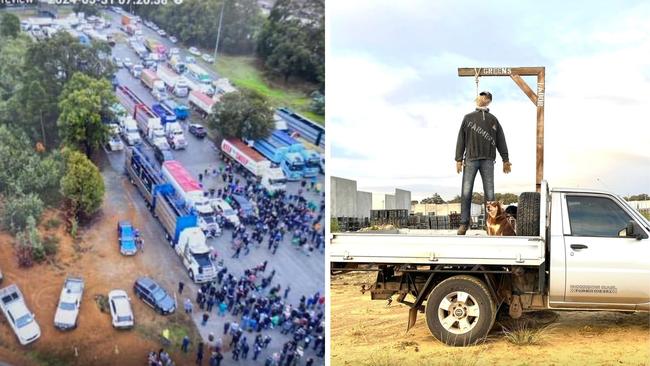 ‘Won’t stand for this’: Trucks take over city