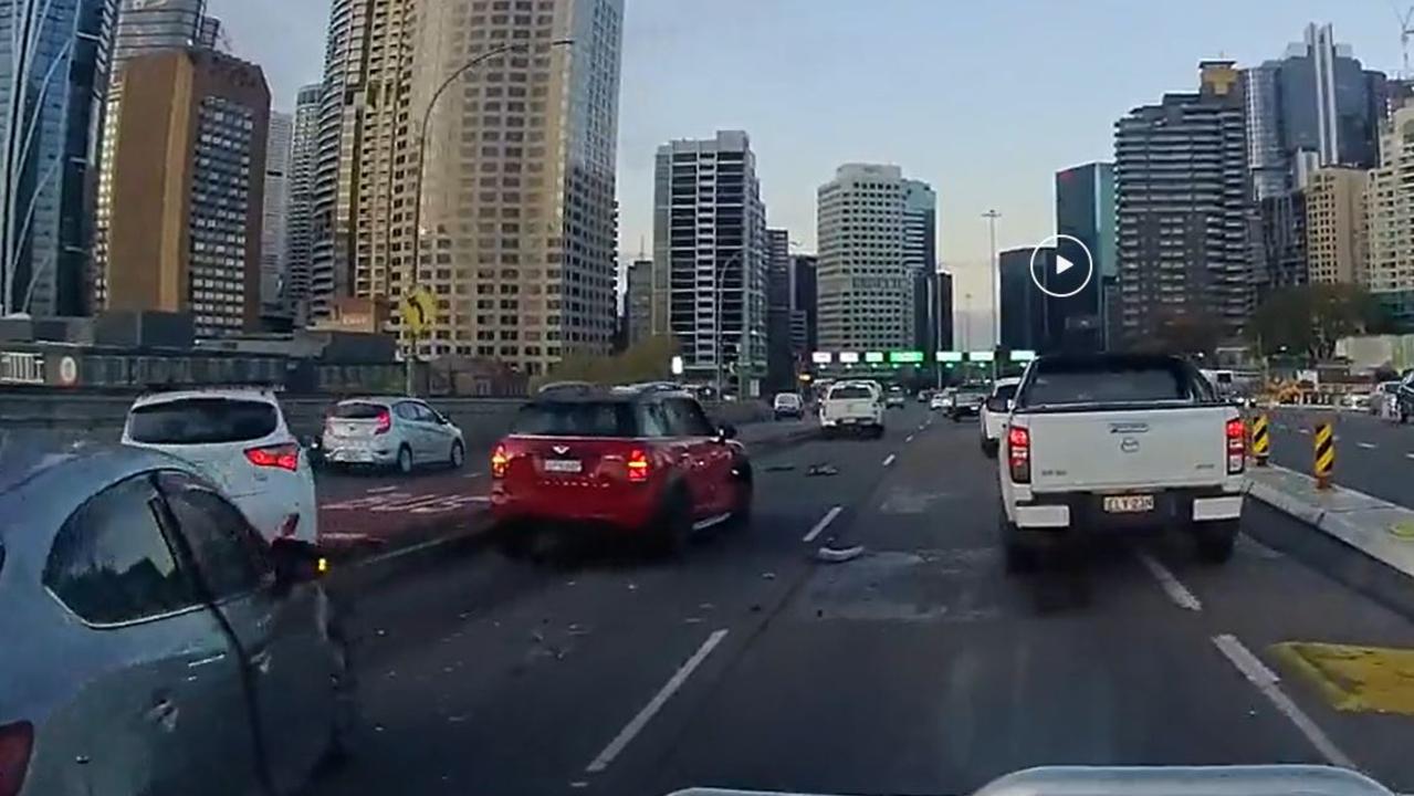 No one was seriously injured in the accident. Picture: Reddit
