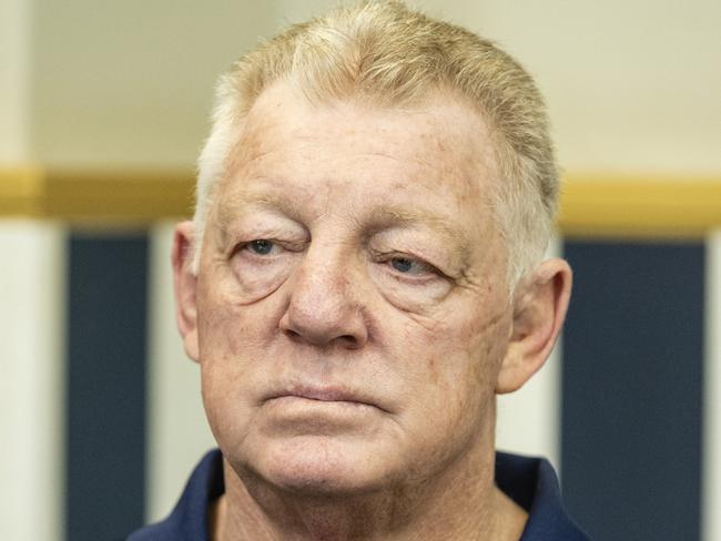 Canterbury Bulldogs general manager Phil Gould in Toowoomba to visit St Mary's College rugby league program students and staff, Tuesday, November 29, 2022. Picture: Kevin Farmer