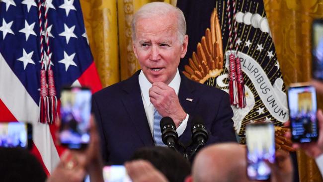 Joe Biden has vowed to defend abortion rights. Picture: AFP.