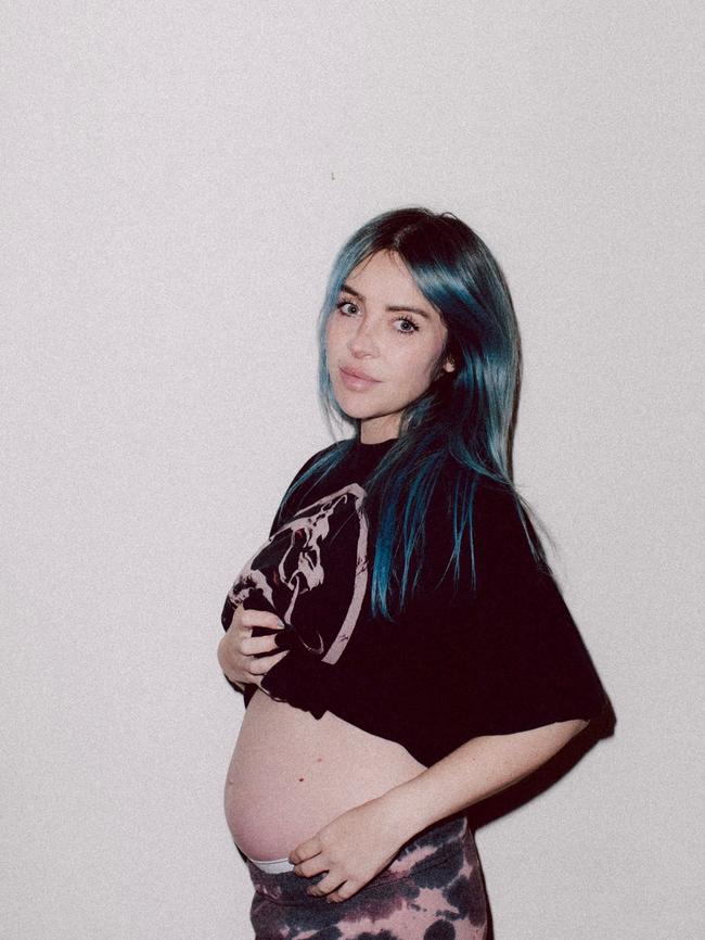 Alex Sholler AKA Alison Wonderland/Whyte Fang is now seven-and-half months pregnant. Picture: Supplied