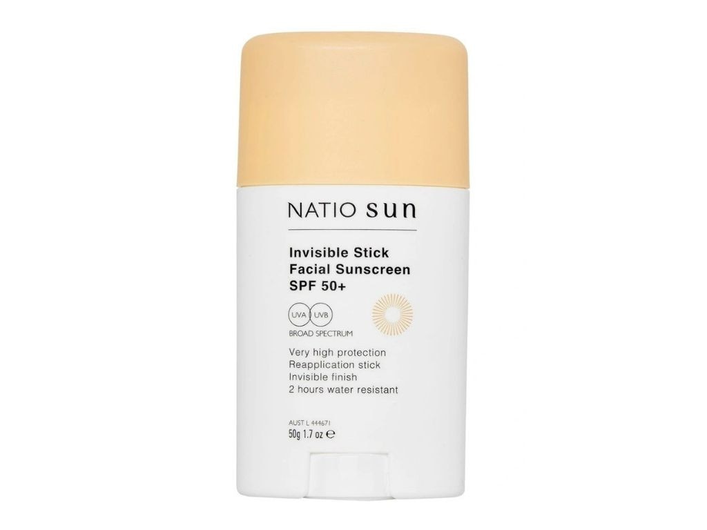 Natio Invisible Stick Facial Sunscreen SPF 50+.