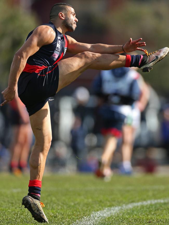 Ahmed Saad in action for Coburg in the VFL. Picture: Mark Stewart