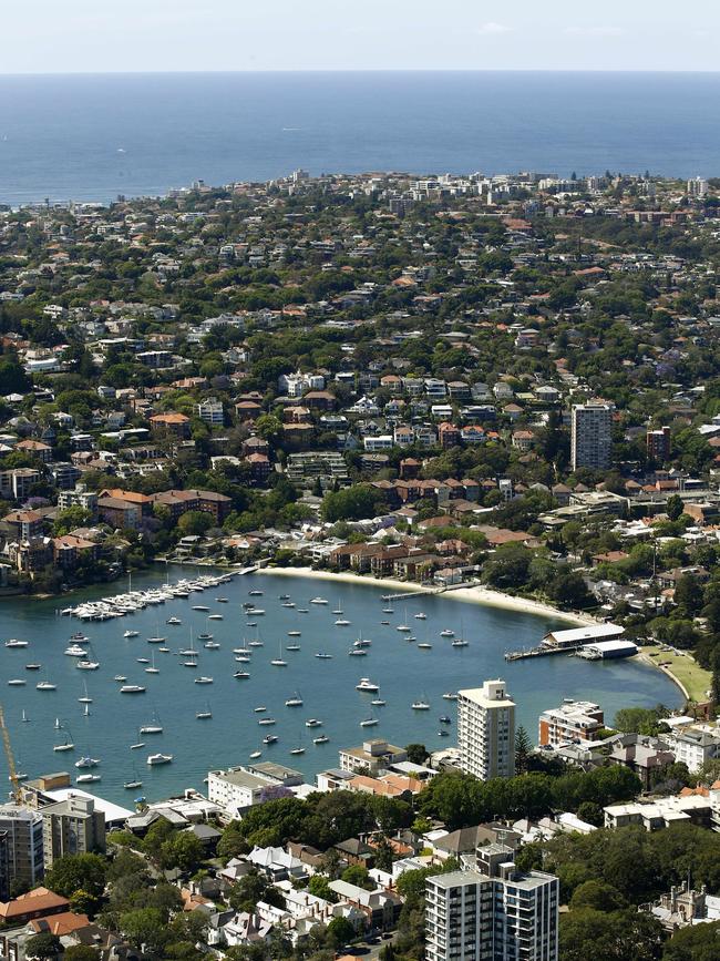 Sydney’s east performed strongly. Picture: John Appleyard
