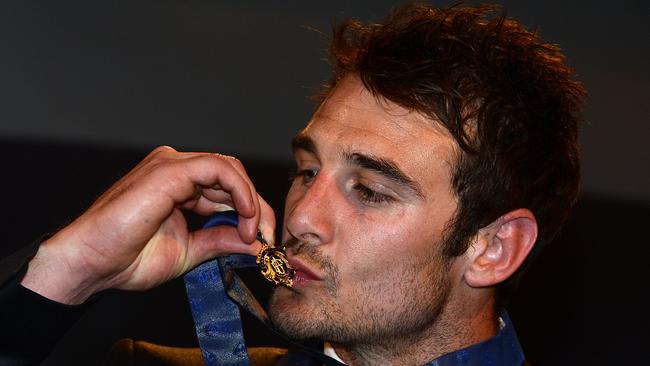 Jobe Watson at the 2012 Brownlow Medal.