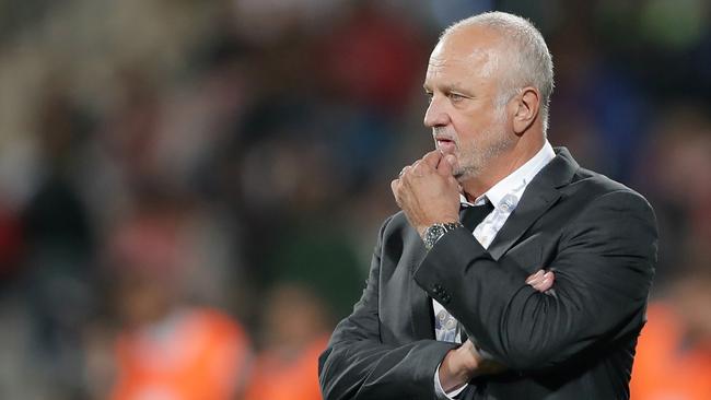 Graham Arnold’s side bounced back to beat Thailand. Picture: AFP