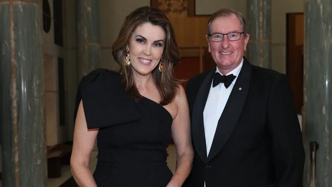 Brian Loughnane, pictured with Peta Credlin, will review the candidate fiasco debacle. Picture Gary Ramage