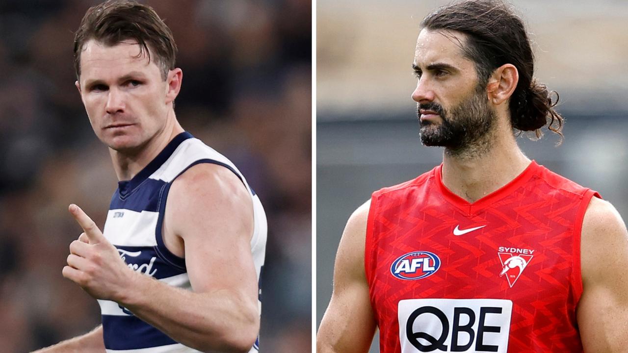 PAtrick Dangerfield and Brodie Grundy