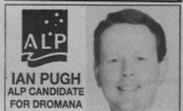 Ian Pugh in his days with the ALP.