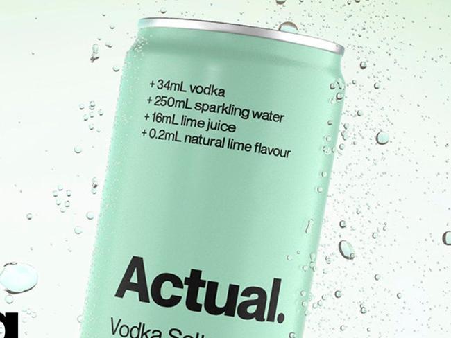 Actual Seltzer drink.