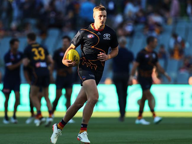 Jordan Dawson is back .... we think. Picture: James Elsby/AFL Photos via Getty Images