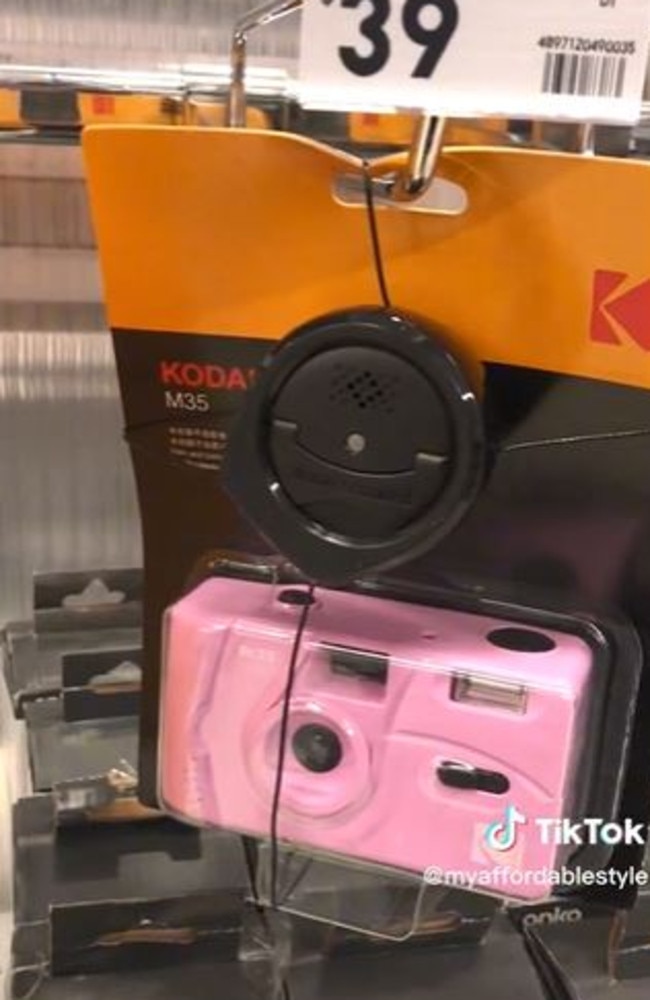 Kmart is selling the camera for $39. Picture: @myaffordablefinds/TikTok