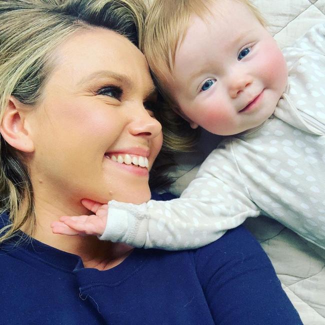 Edwina Bartholomew and her daughter. Picture: Instagram