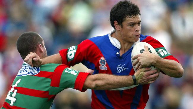 Tahu left the Knights in 2004 before returning for two seasons in 2012. Picture: Brett Costello.