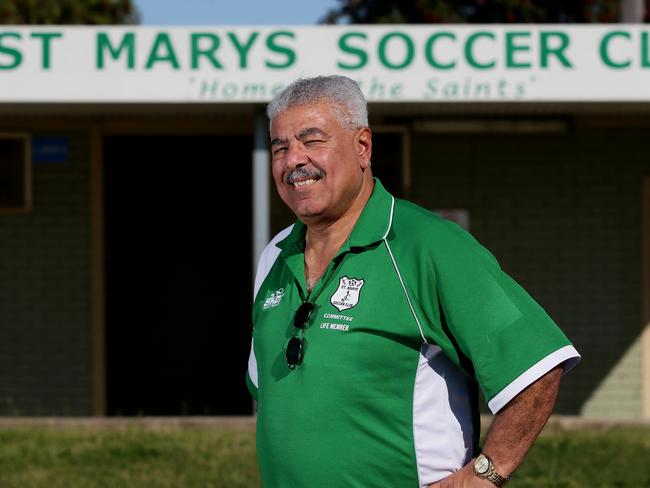 Junior Sports Star -Service to Sport Nominee, Joe Youssef who has been president of St Marys Soccer Club for decades.