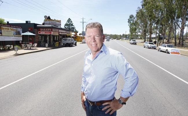 Wayne Wendt wants to drop the speed limit from 60km to 50km/hr on the Brisbane Valley Highway at Fernvale after residents complaining. . Picture: Sarah Harvey