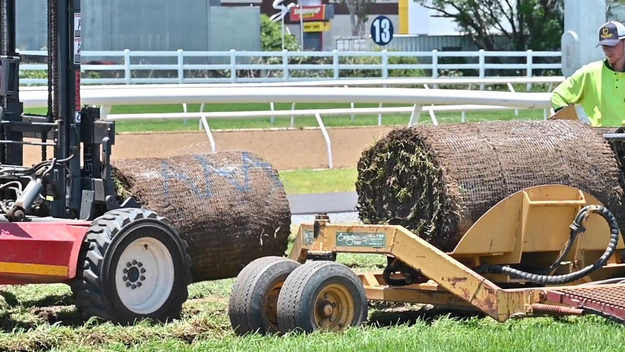 Work to get the track back into good condition. Picture: Supplied