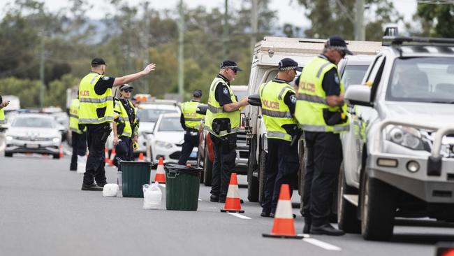While police conducted about 2.2m tests in Queensland in 2018, 2022 figures were more than 36 per cent lower, down to 1.4m. Picture: Kevin Farmer