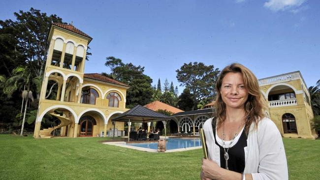 Director of Unique Estates Nicolette van Wijngaarden is pictured at Cedar Springs at Possum Creek, one of the many luxury properties she has sold. Picture: Cathy Adams