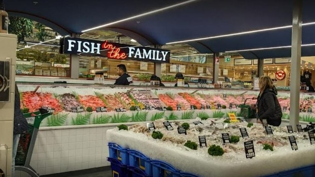 A fresh fishmonger with seafood on ice. Picture: Supplied