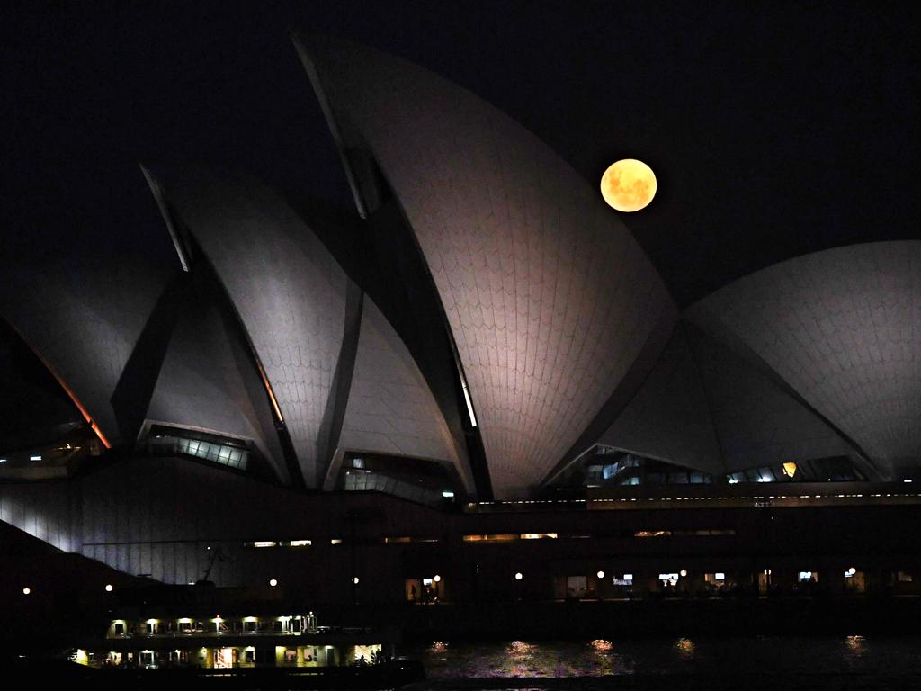 The rare moon event should be visible across Australia. Picture: Jeremy Piper