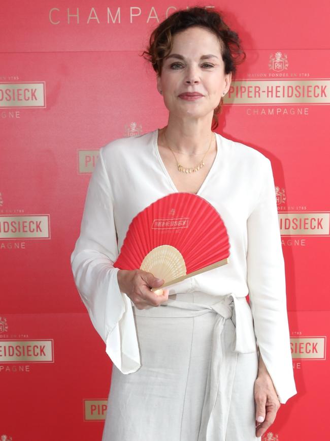 Sigrid Thornton enjoyed watching the tennis live.