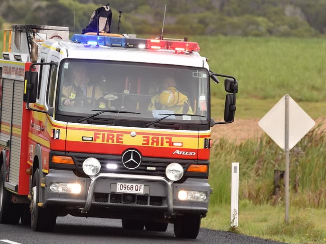 Fire crews rush to caravan fire outside city