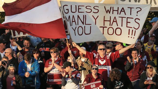 Manly fans are doing it tough. (Mark Evans)