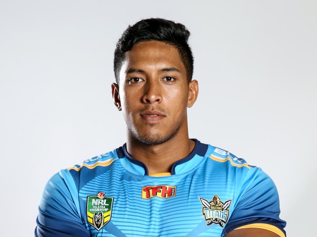 Oshae Tuiasau, 2016 Gold Coast Titans headshot. Photo – NRL Photos