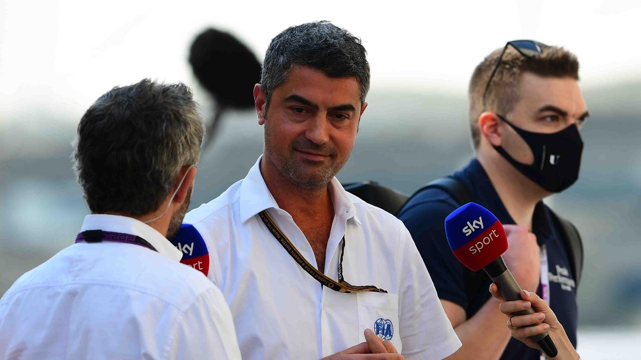 Michael Masi arrived in to the paddock before an F1 qualifying session.