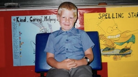 Mitchell as a child. Picture: Supplied