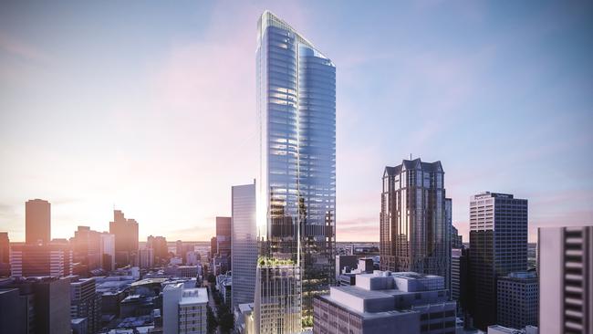 CBUS Property has plans for a 55-storey office tower in the CBD at 435 Bourke St.