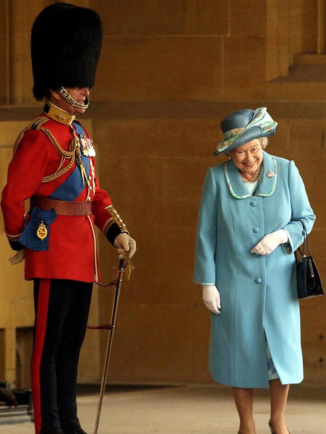 Even in their later years, the Queen and Prince Philip would giggle like newly-weds. Picture: /Getty Images.