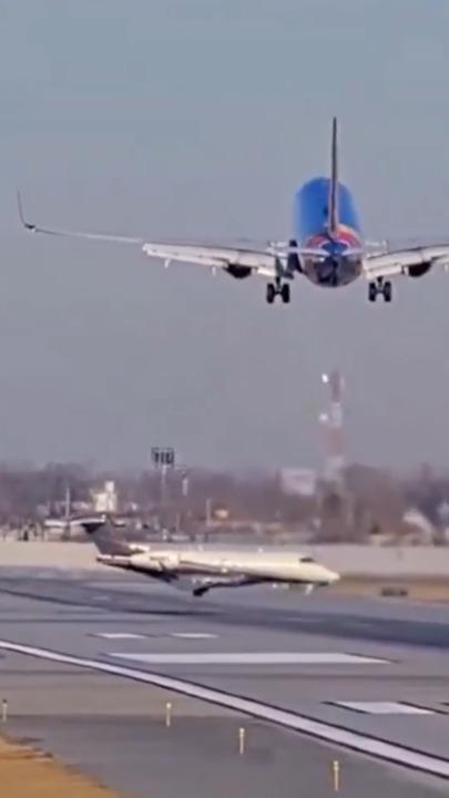 Near-Miss Terror: Southwest Plane Dodges Disaster as Private Jet Crosses